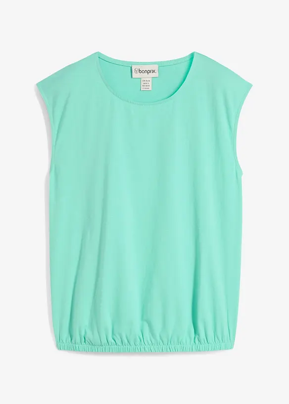 Shirt mit elastischem Bündchen, bonprix