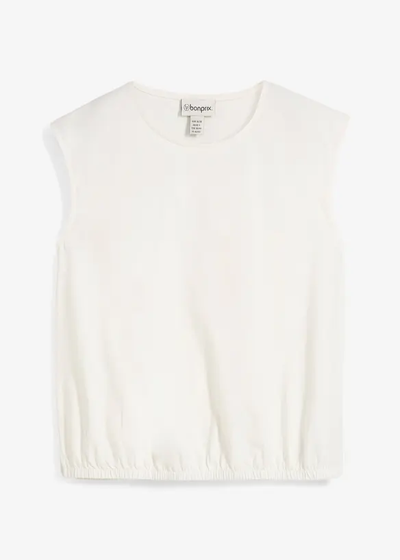 Shirt mit elastischem Bündchen, bonprix