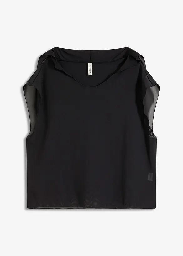 T-shirt de plage transparent avec capuche, bonprix