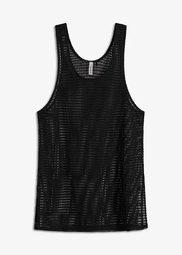 Top long de plage transparent, bonprix