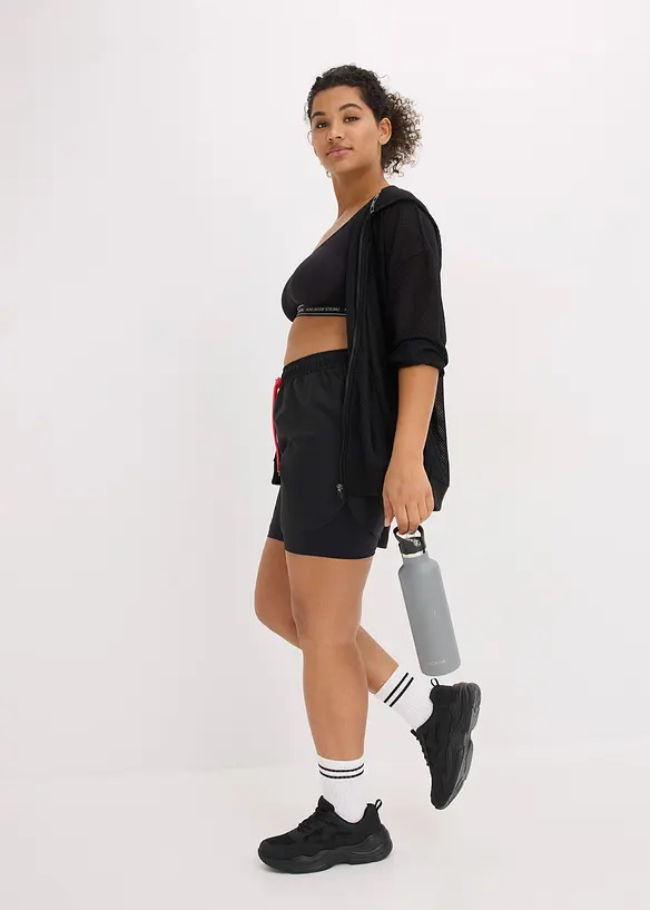 Veste de sport transparente en mesh, oversize, bonprix