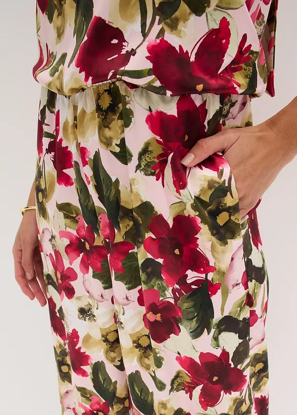 Overall aus glänzendem Satin, bonprix