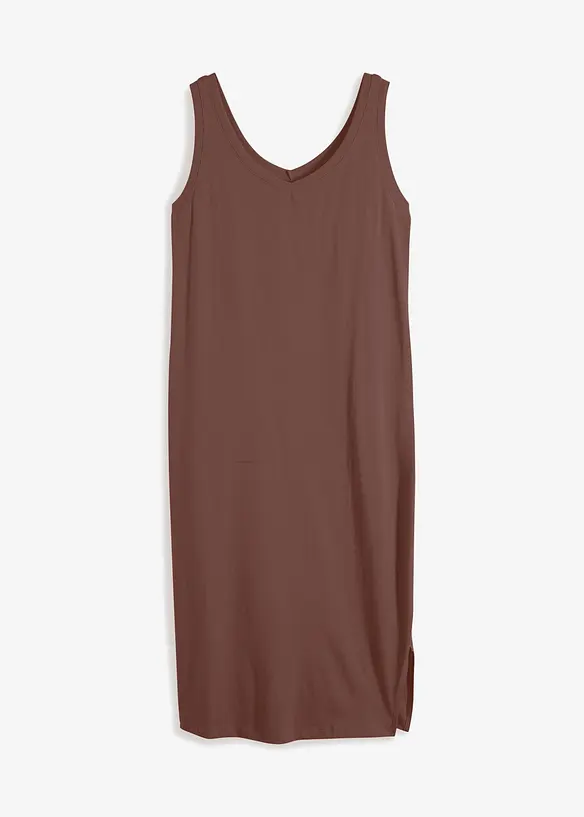 Robe en jersey avec fente, bonprix