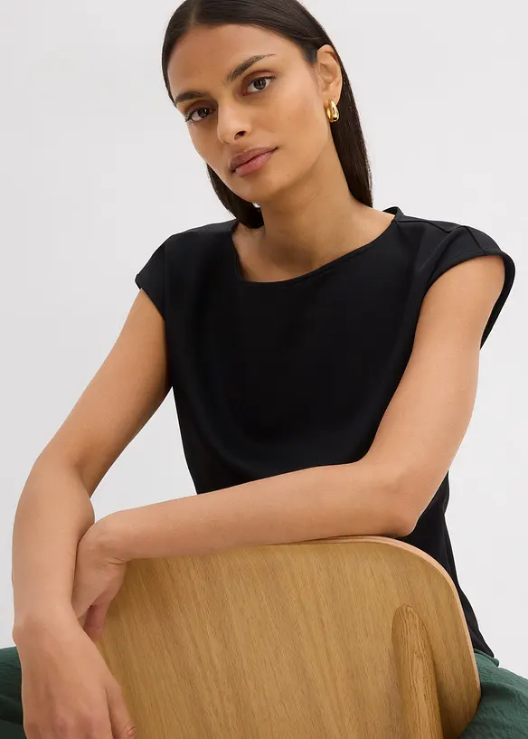 Top à base asymétrique en matière néoprène confortable, bonprix