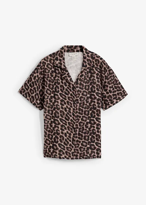 Chemisier oversize en gaze de coton, bonprix