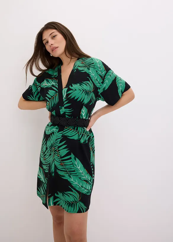 Kimono-Bluse aus fließender Viskose, bonprix