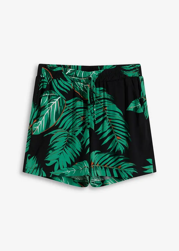 bedruckte Shorts aus fließender Viskose, bonprix