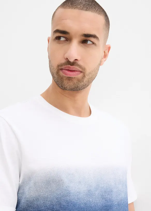 Lot de 2 T-shirts 100% coton, bonprix