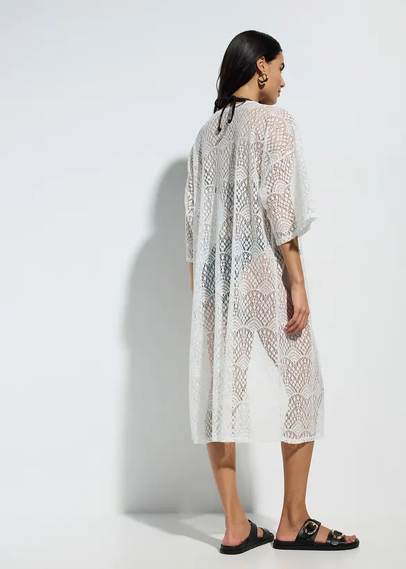 Kimono de plage transparent, bonprix