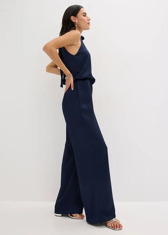 Combinaison en satin texturé, bonprix