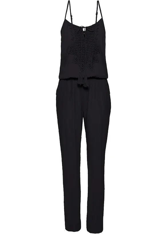 Combinaison en viscose texturée, bonprix