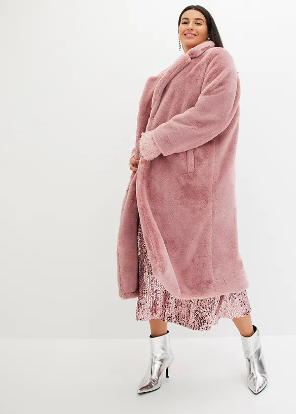 Manteau en fausse fourrure, bonprix