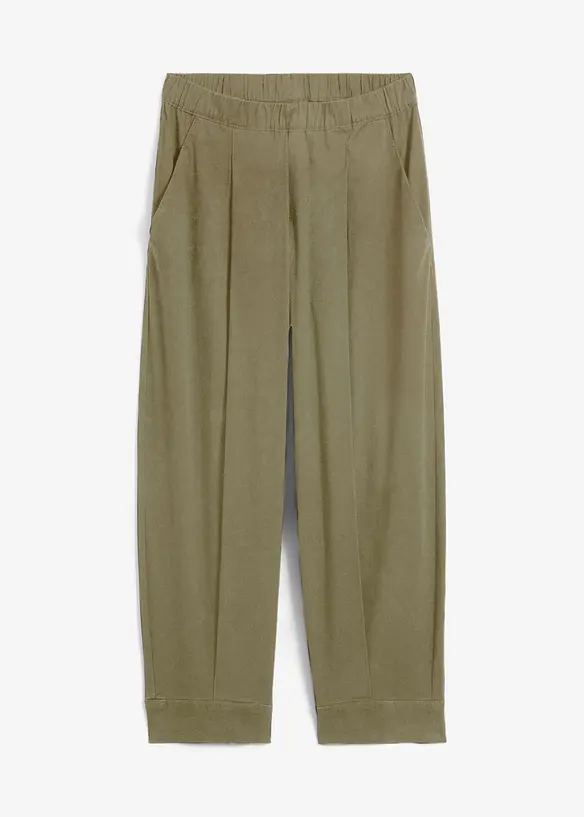 Pantalon twill en matière élastique, bonprix