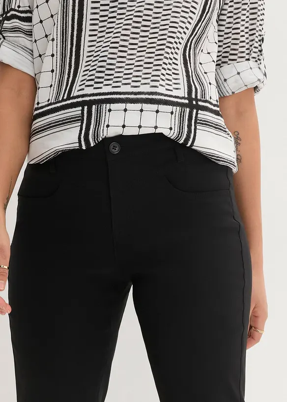 Pantalon droit en bengaline extensible, bonprix