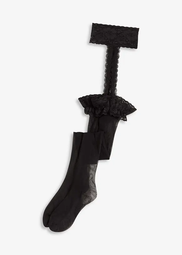 Bas porte-jarretelle 20den avec ceinture, bonprix