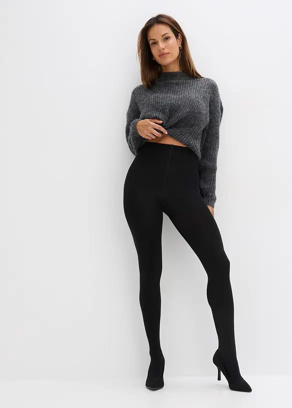 Lot de 2 collants thermiques polaires 140den, bonprix