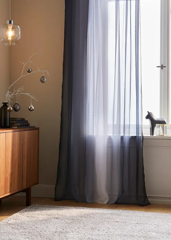 Gardinen aus leichtem Voile, auch in extralang (2er Pack), bonprix