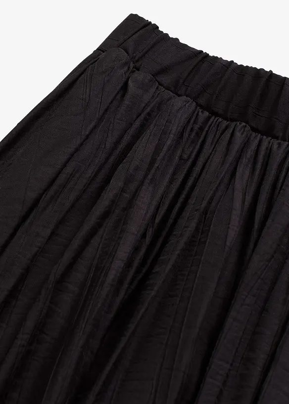 Maxirock aus strukturiertem Crinkle, bonprix