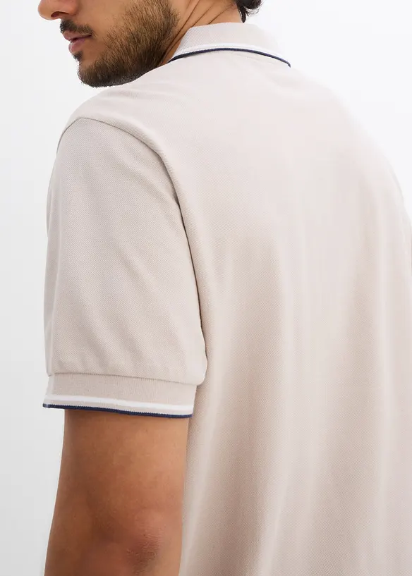 Polo en maille piquée 100% coton, bonprix