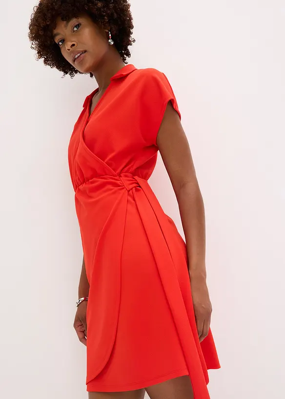 Minikleid in Wickeloptik, bonprix