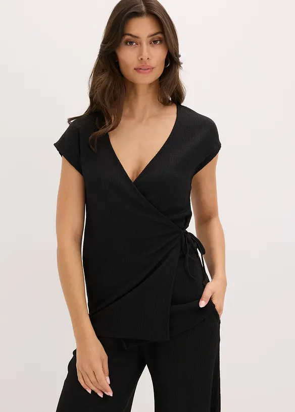 Shirt in Wickeloptik, bonprix