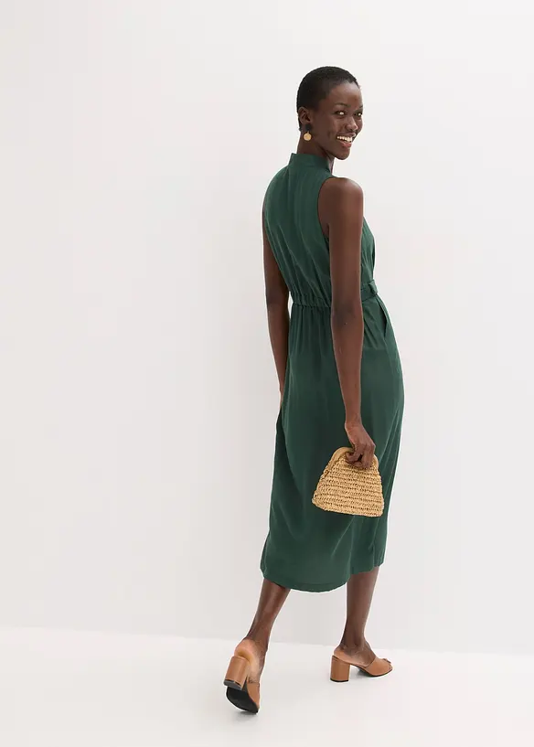 Midikleid aus fließendem Viskose-Mix, bonprix
