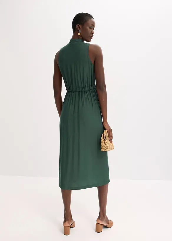 Midikleid aus fließendem Viskose-Mix, bonprix