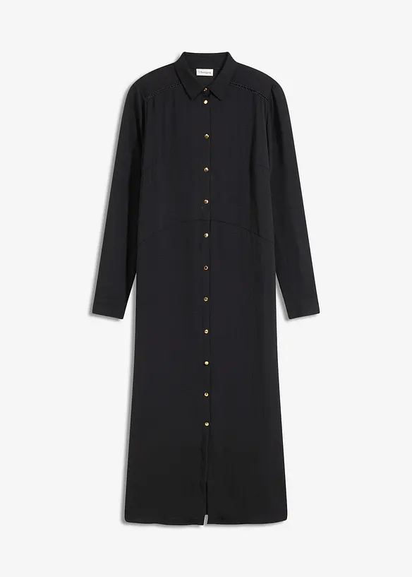 Robe-chemise avec dentelle, bonprix