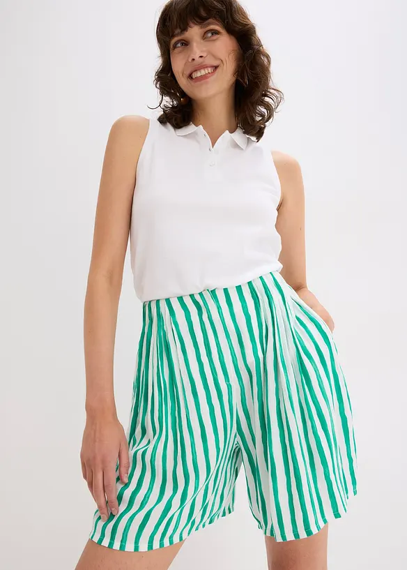 Bermuda aus flie&szlig;ender Viscose, bonprix