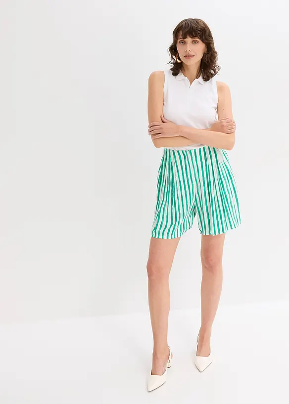 Bermuda aus flie&szlig;ender Viscose, bonprix