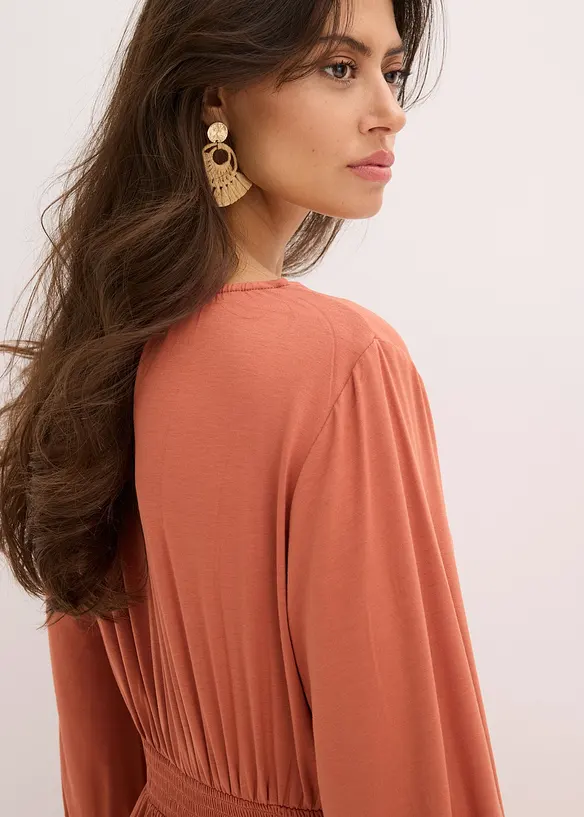 Jerseykleid aus fließendem Viskose-Mix, bonprix