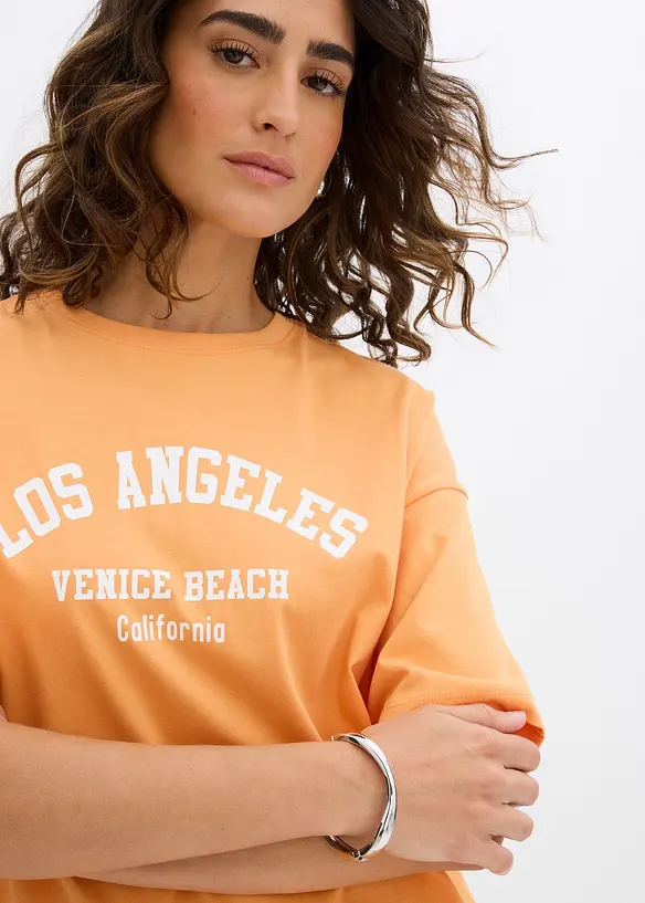 Oversize-Shirt aus reiner Bio-Baumwolle, bonprix
