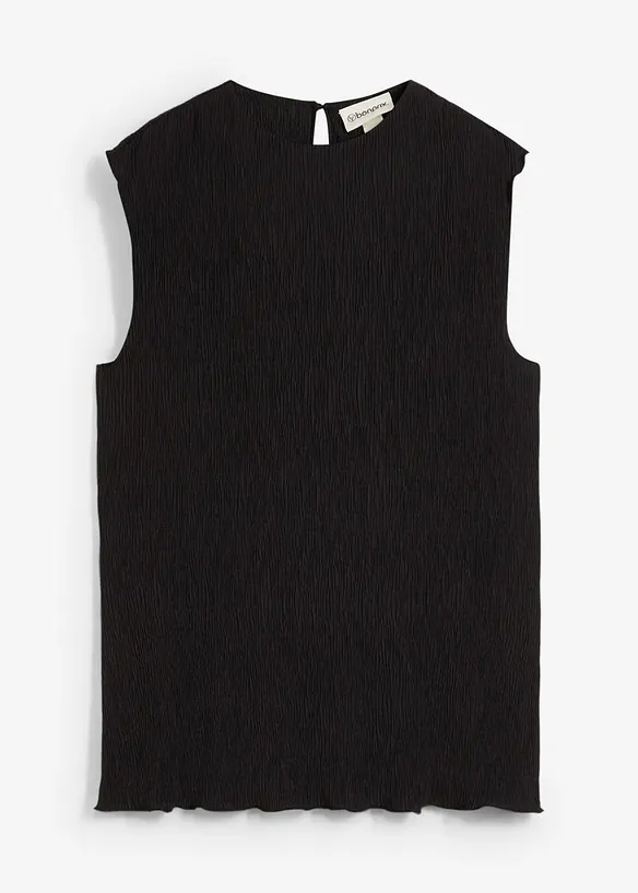 Top aus strukturiertem Crinkle, bonprix