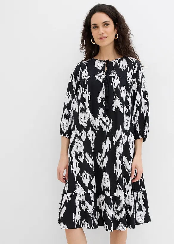 Tunika-Kleid aus reiner Viskose, bonprix