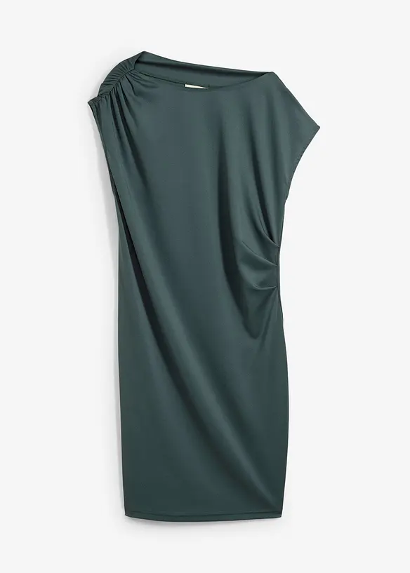 Minikleid aus strukturiertem Crêpe, bonprix