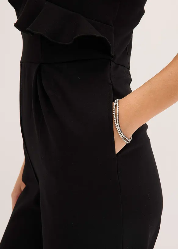 Combinaison légère en viscose à encolure asymétrique, bonprix
