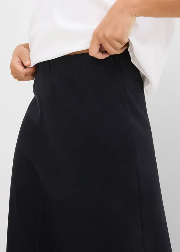 Jupe en molleton interlock épais, bonprix