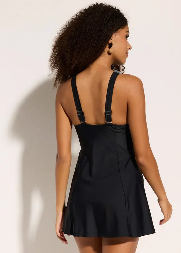 Badekleid mit Wickel-Optik, bonprix