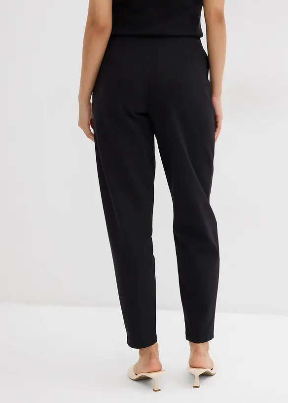 Pantalon en maille piquée, longueur cheville, bonprix