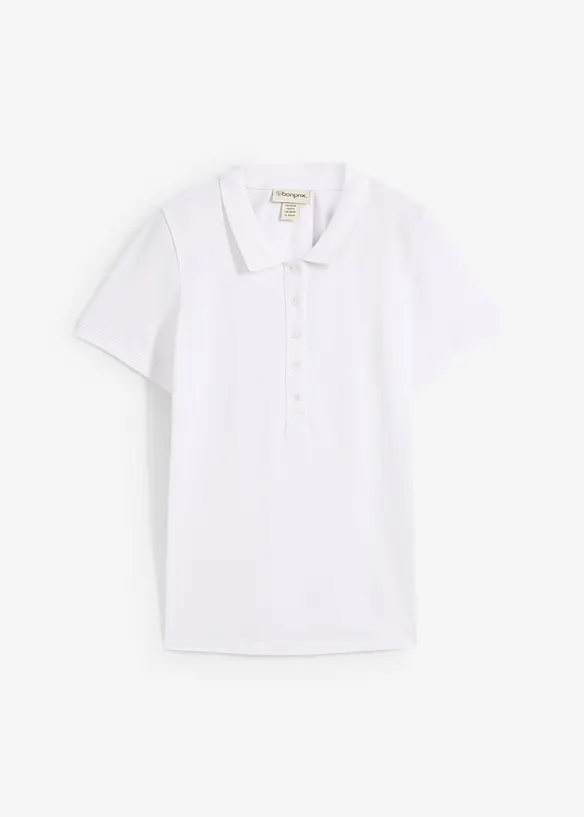 Piqué-Poloshirt aus reiner Bio-Baumwolle, bonprix