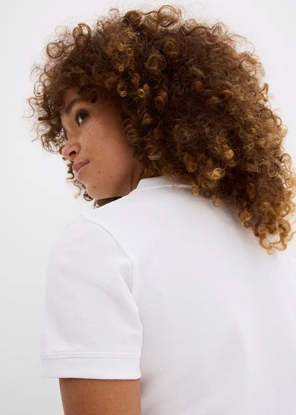 Piqué-Poloshirt aus reiner Bio-Baumwolle, bonprix