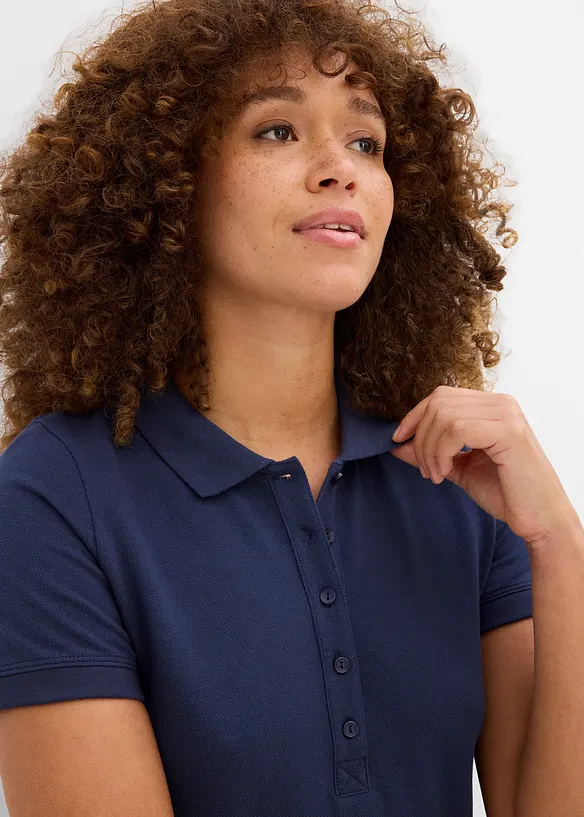 Piqué-Poloshirt aus reiner Bio-Baumwolle, bonprix