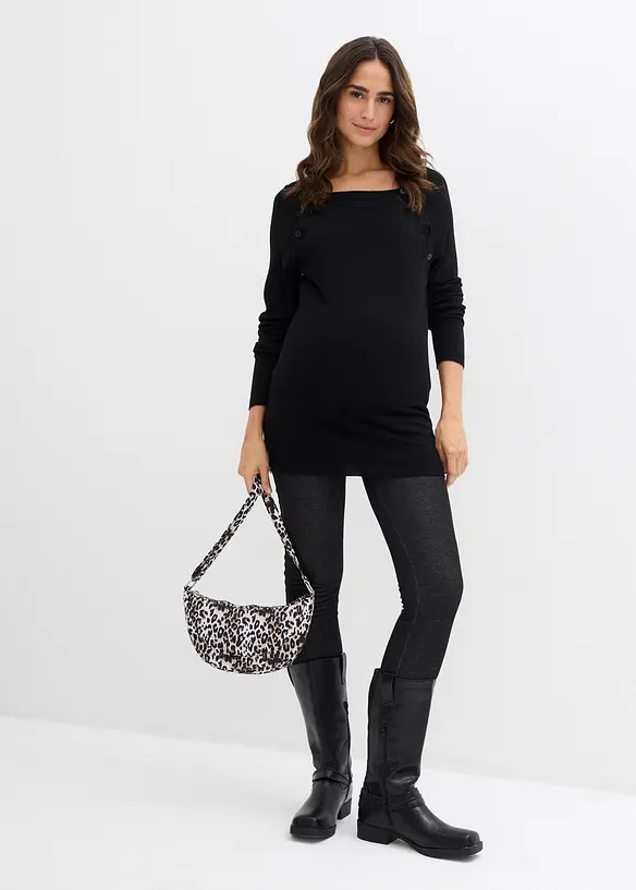 Pull de grossesse et d&rsquo;allaitement en fine maille, bonprix