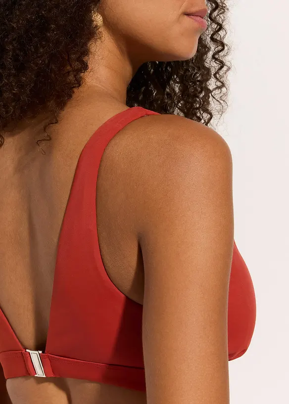 Bustier-Bikinioberteil mit V-Ausschnitt, bonprix