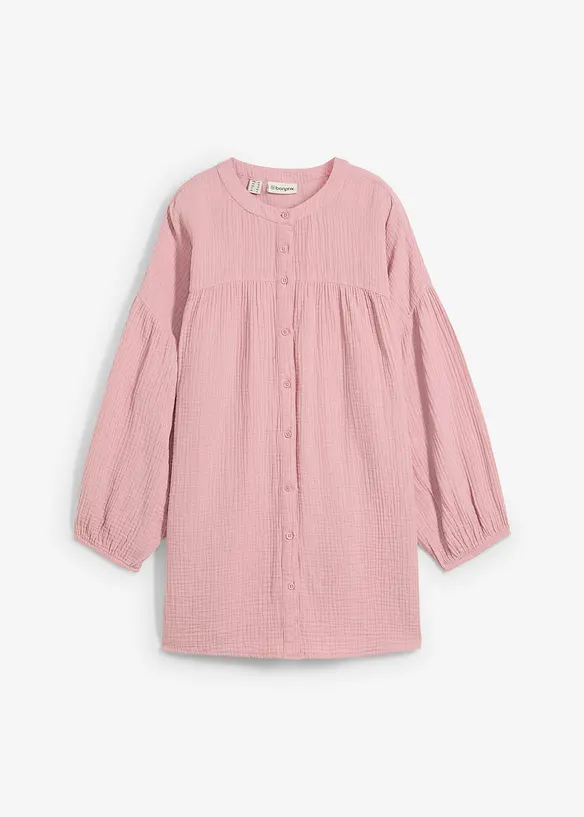 Chemisier oversize en gaze de coton, bonprix