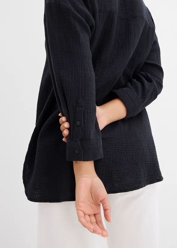 Chemisier en gaze de coton, bonprix