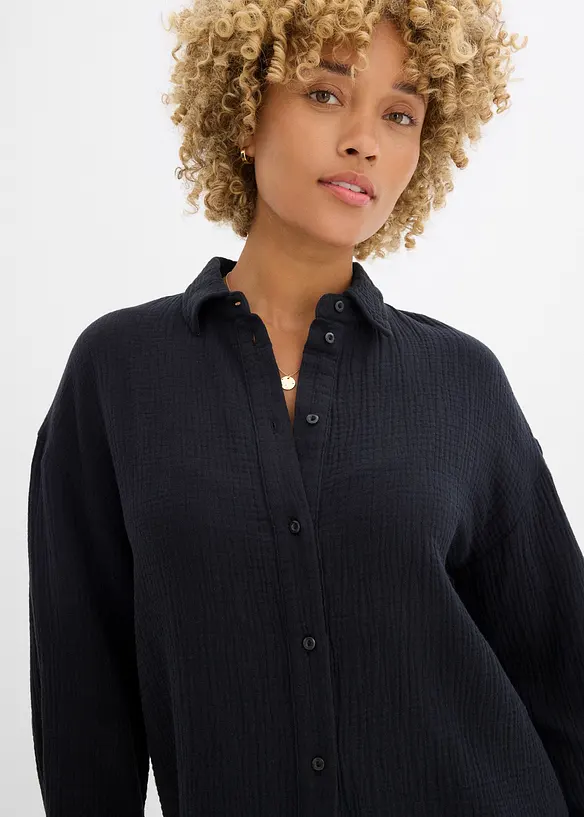 Chemisier en gaze de coton, bonprix