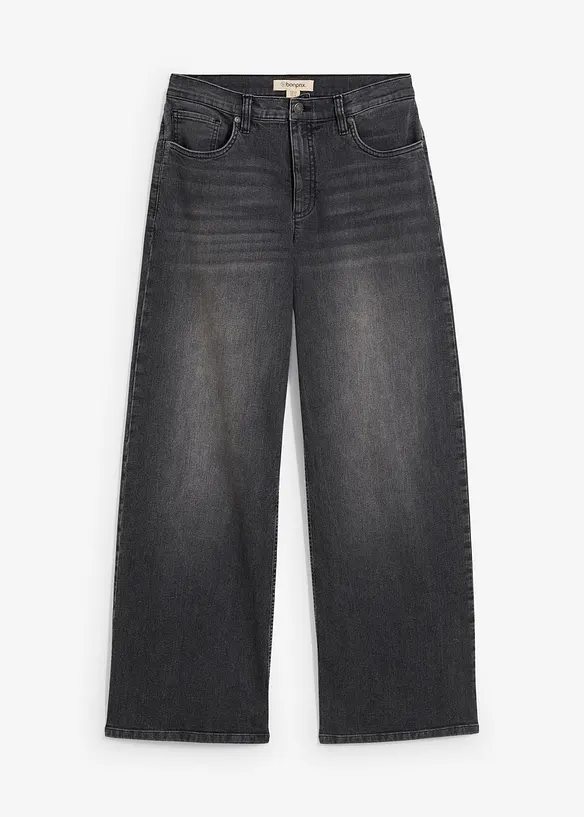 Jean large taille haute, bonprix