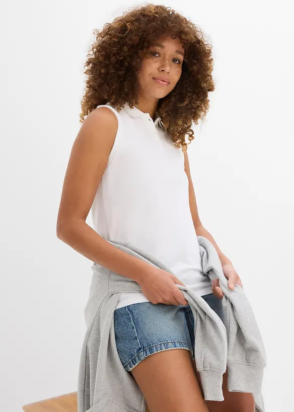 Top polo 100% coton, bonprix
