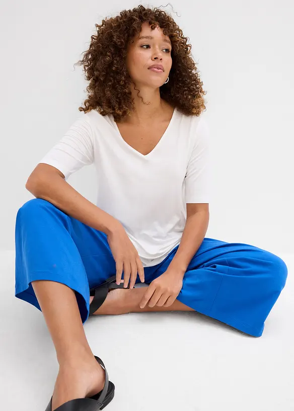 Longshirt aus softer Viskose, bonprix